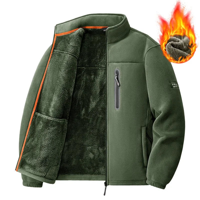 Veste Polaire d'Hiver à Doublure Polaire - Homme