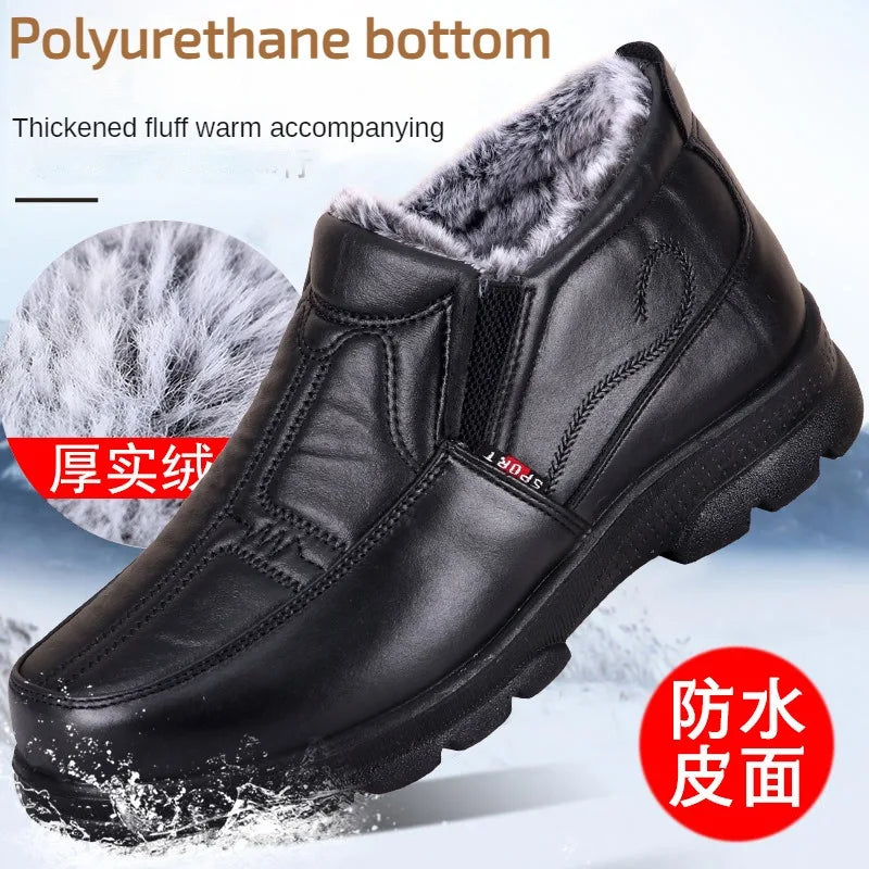Bottines Mode Imperméables avec Doublure Épaisse