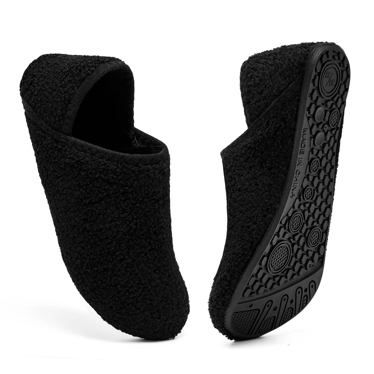 Pantoufles Chaudes en Coton Antidérapantes Hiver