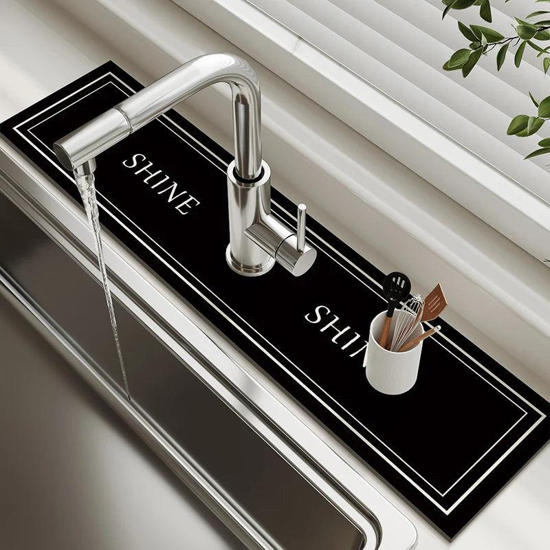 Tapis Égouttoir Cuisine - Séchage Rapide & Propre