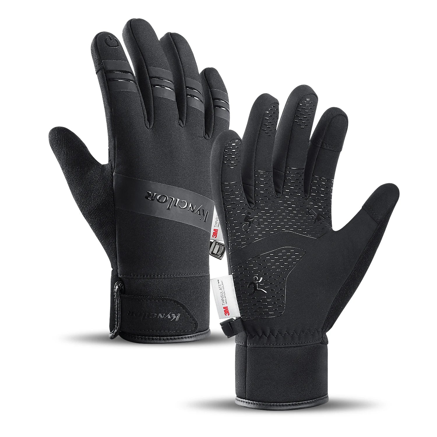 Gants Coupe-Vent Imperméables, Tactiles & Agrippants