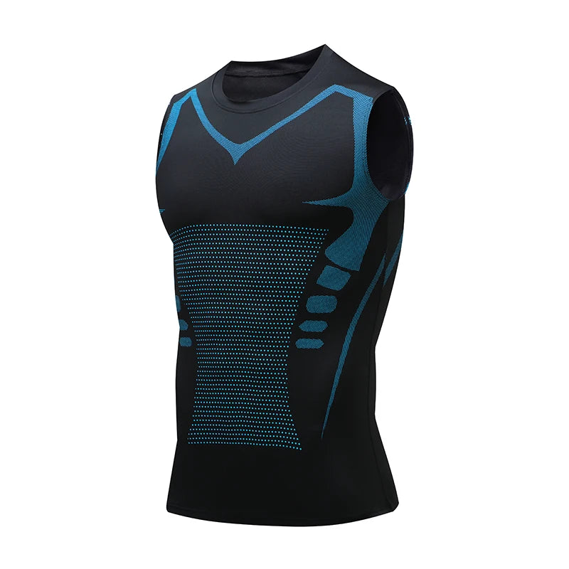 Débardeur de Compression Homme – Haut de Sport Sculptant à Séchage Rapide pour Fitness, Musculation et Entraînement