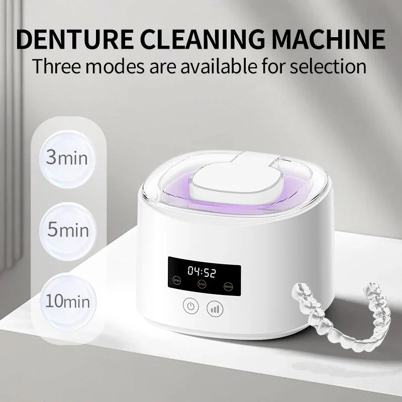 Nettoyeur Ultrasonique Dentaire 50KHz Rechargeable USB — 3 Modes