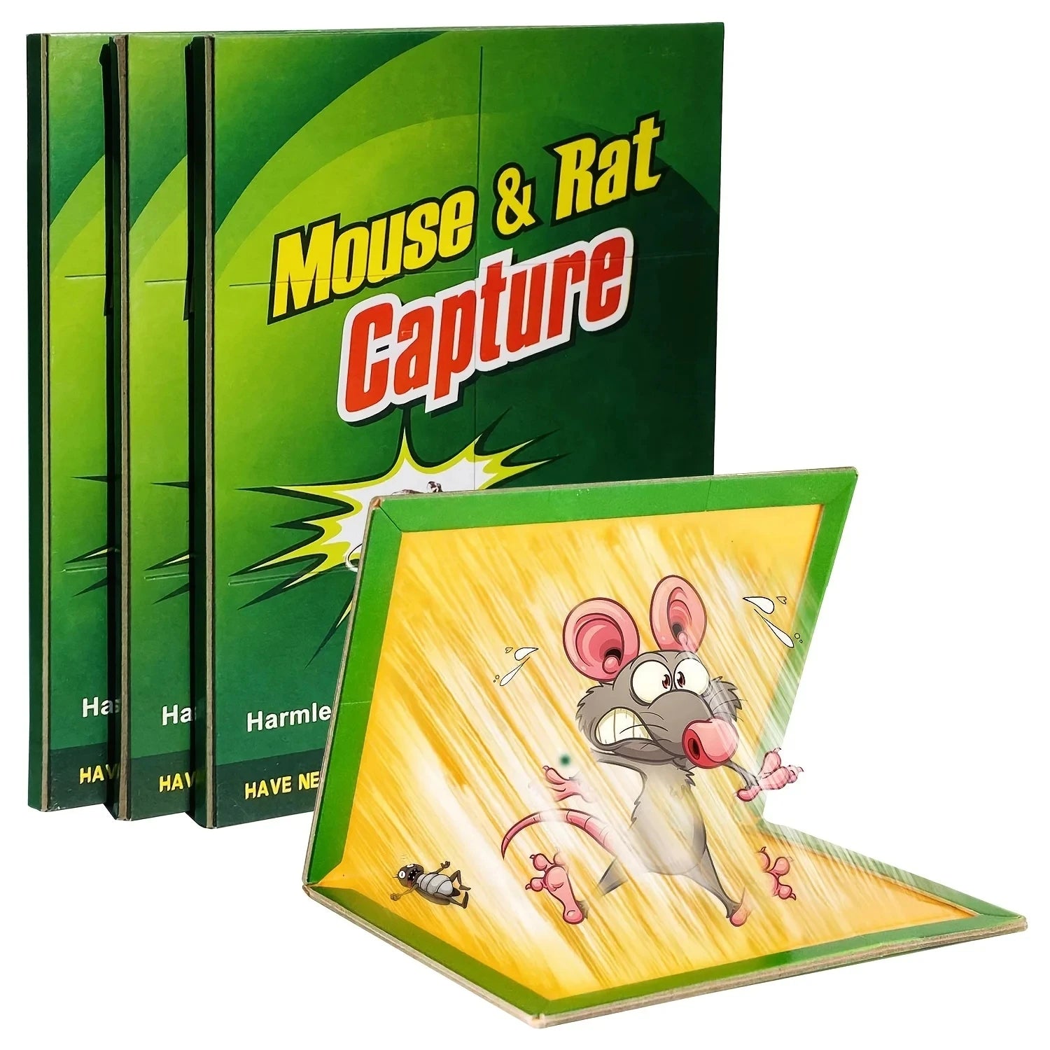 Lot de 10 Pièges à Colle Anti Rongeurs