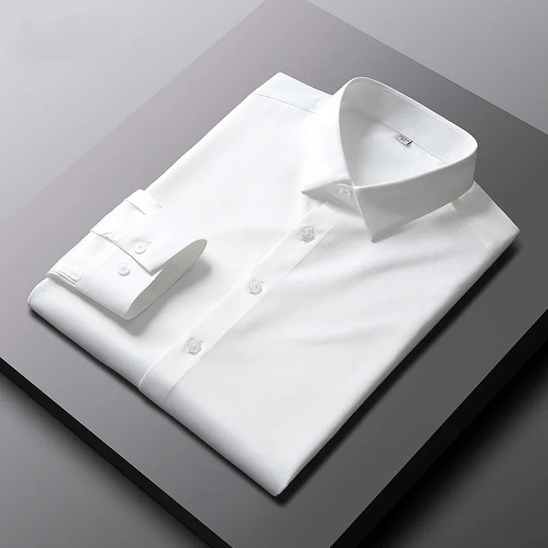 Chemise Habillée Homme – Tissu Anti-Froissement