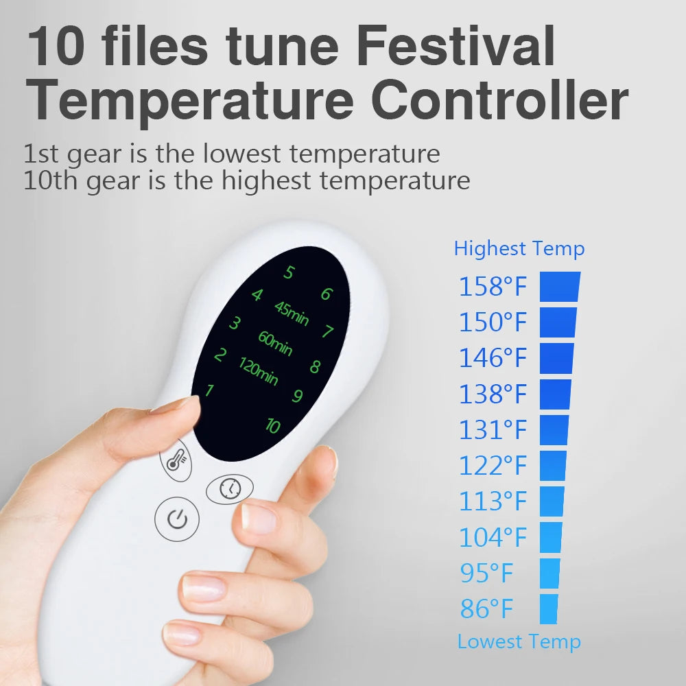 Chauffe-Pied Fourré Anti Froid - Chargement USB