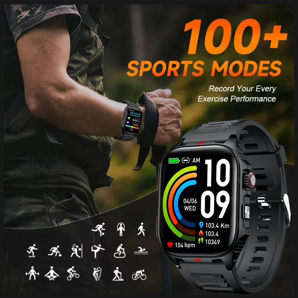 Montre Connectée Étanche avec Lampe LED Intégrée + Bracelet OFFERT