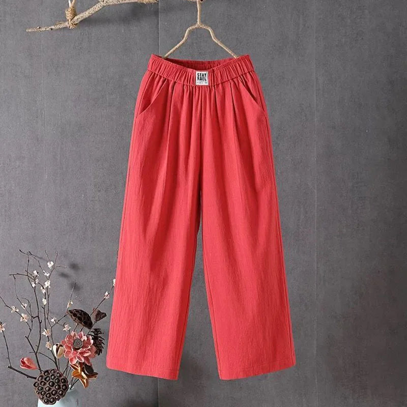 Pantalon ample femme