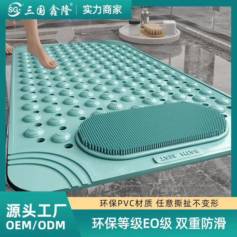 Tapis de Bain Antidérapant avec Zone Massante