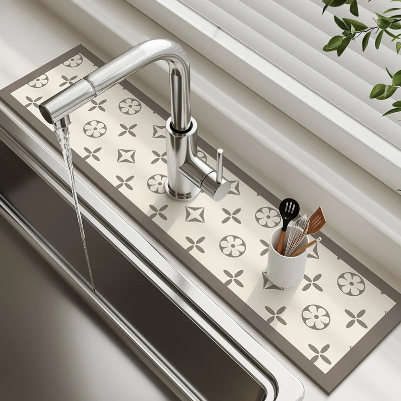 Tapis Égouttoir Cuisine - Séchage Rapide & Propre