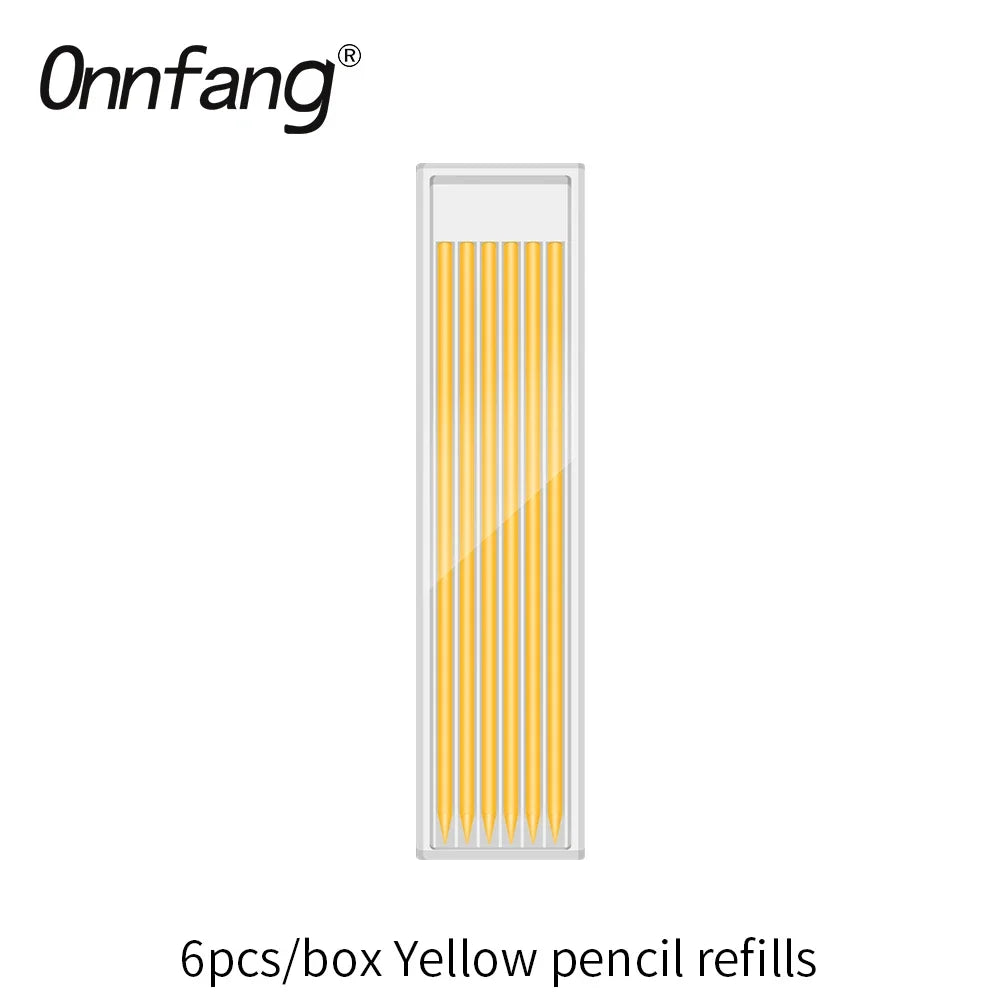 Crayon de Charpentier 2.8mm avec Taille-Crayon Intégré + Recharges Mines OFFERTES