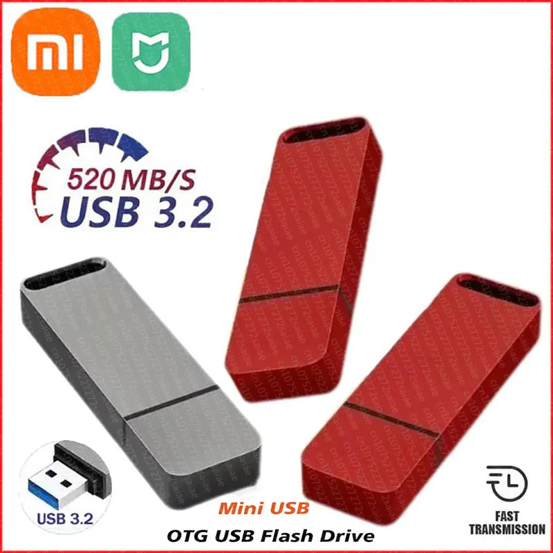 Clé USB 3.0 2 To - Compacte et Pratique + Adaptateur USB-C OFFERT