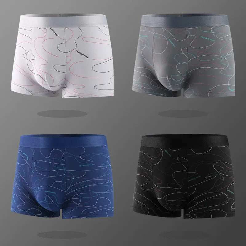 Pack de 8 Boxers Imprimé pour Homme - Doux et confortables