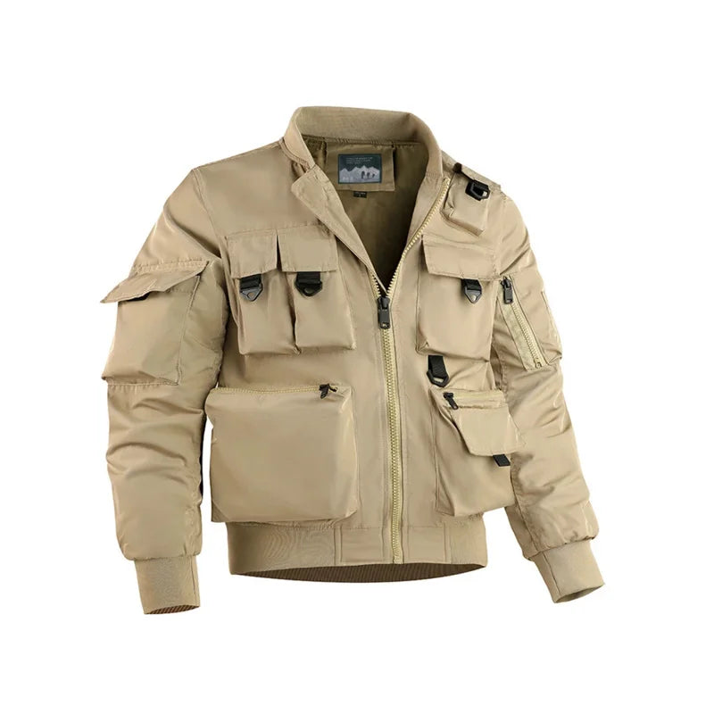 Veste Bombers Militaire pour homme - Multi-poches