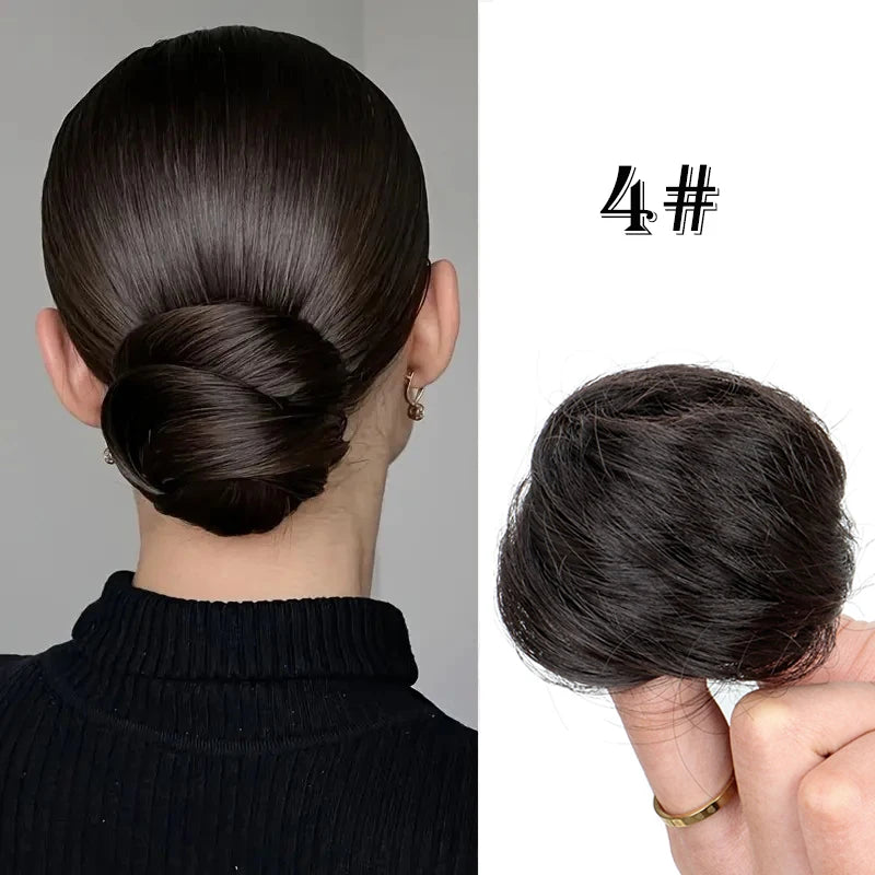 Chouchou Effet Faux Chignon Élégant