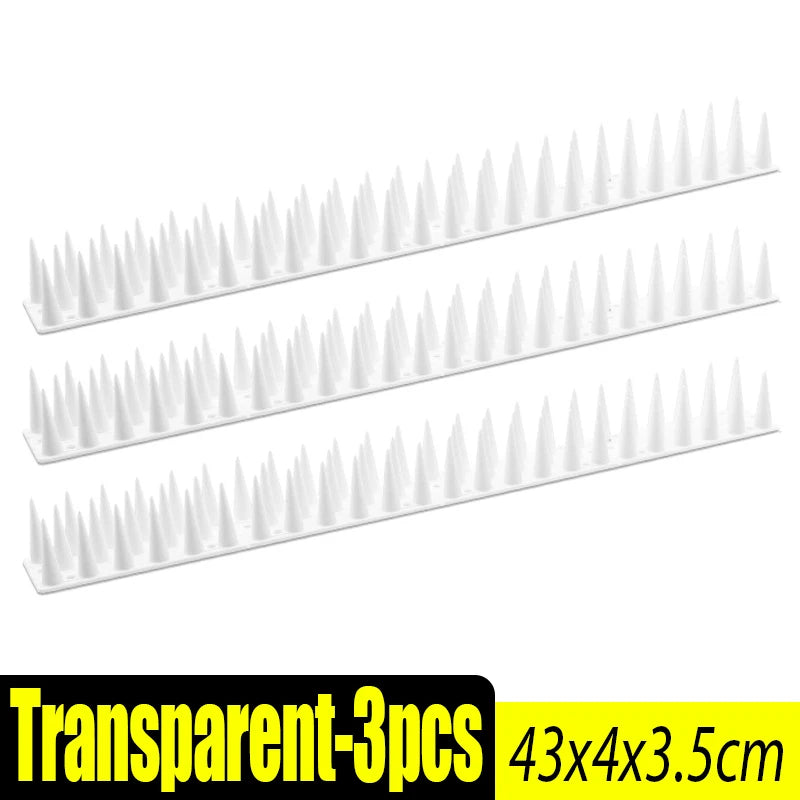 Lot de 5 Pointes Anti-Oiseaux – Dispositif Dissuasif pour Pigeons et Chats, Balcon, Toit, Fenêtre et Clôture