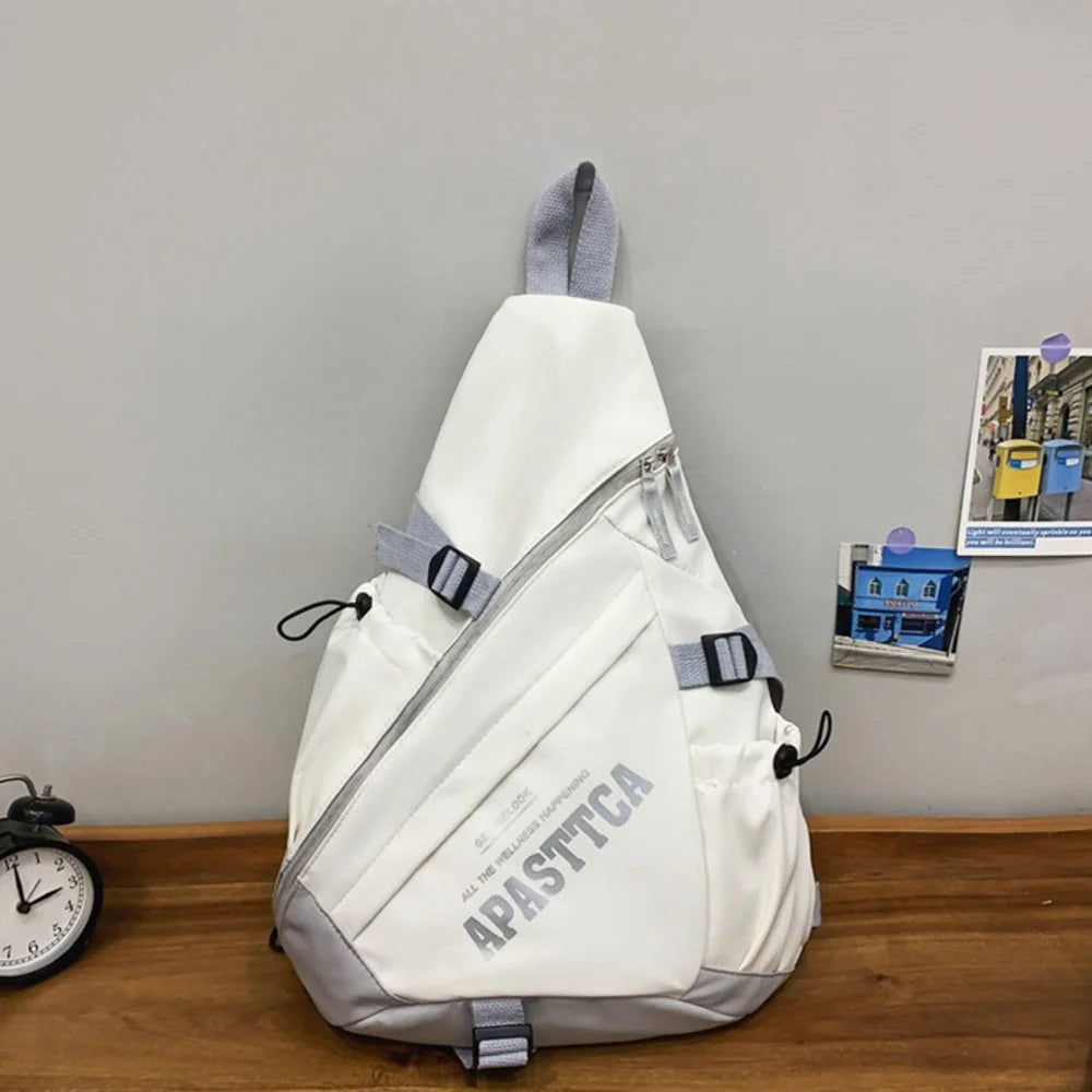 Sac à Dos Bandoulière Unisexe – Nylon Résistant pour Voyage et Usage Quotidien