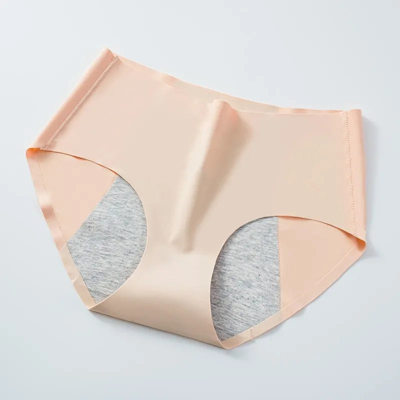 Lot de 3 Culottes anti-fuites en soie glacée