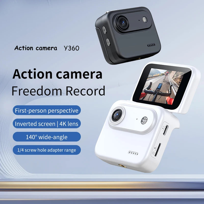 Caméra Sport 4K Ultra HD avec Écran Pivotant