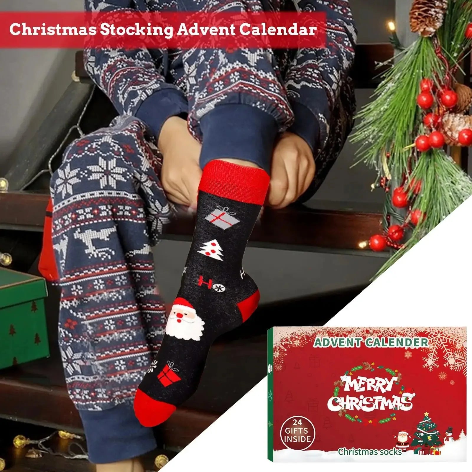XMAS SOCKS - Calendrier de l'Avent Chaussettes de Noël