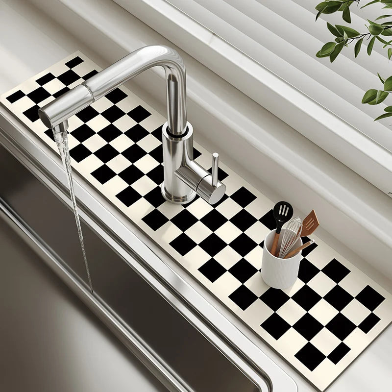Tapis Égouttoir Cuisine - Séchage Rapide & Propre