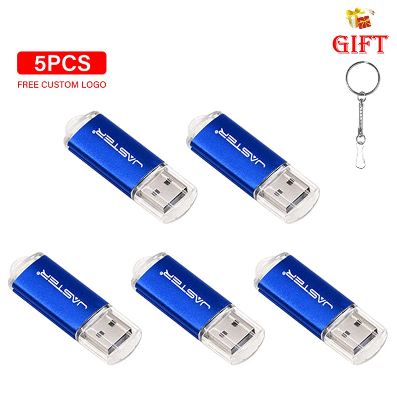 Lot de 5 Clés USB 2.0 Haute Vitesse - 4 à 128GO