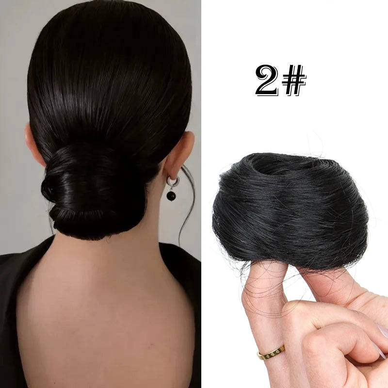 Chouchou Effet Faux Chignon Élégant