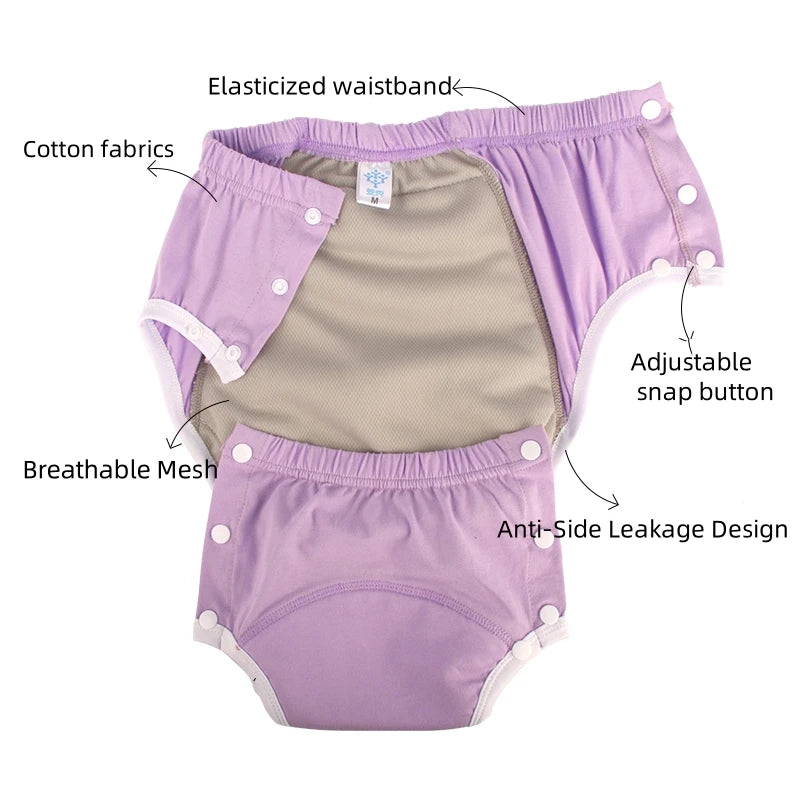 Couche lavable et réutilisable pour adultes