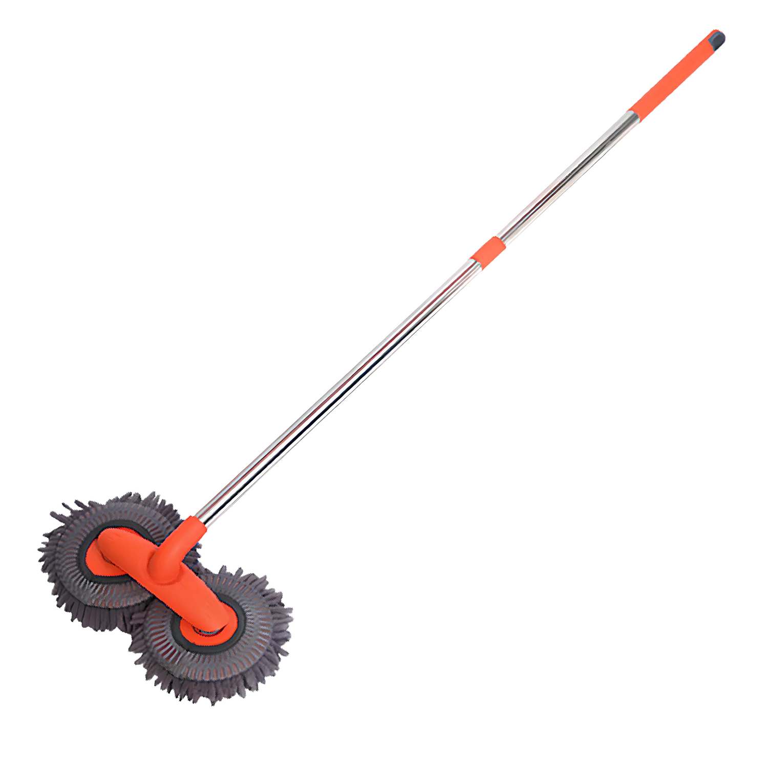 Brosse Télescopique Microfibre Lavage Voiture à Double Tête Pivotante