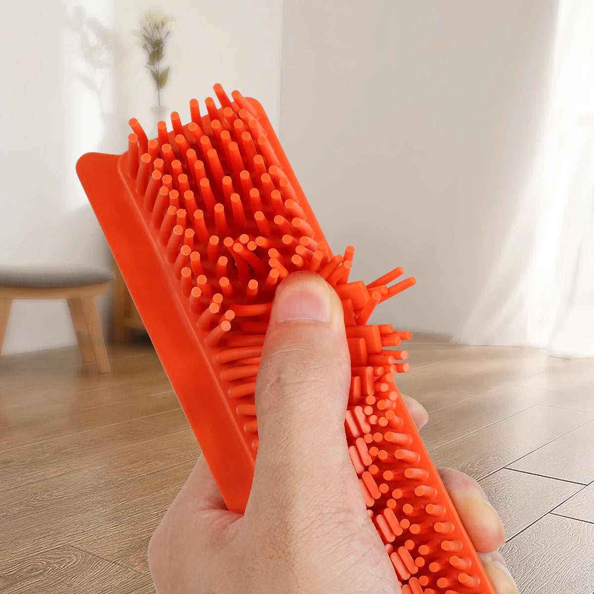 Balai Multifonction en Silicone – Anti-Poils d’Animaux, Sols, Tapis & Carrelage – Sans Rayures