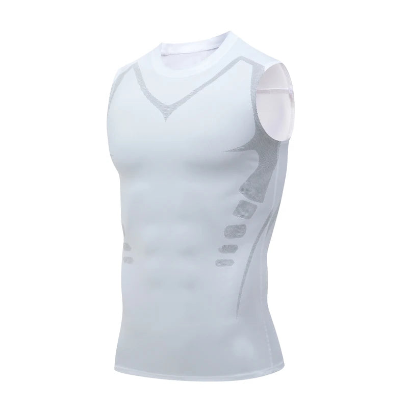 Débardeur de Compression Homme – Haut de Sport Sculptant à Séchage Rapide pour Fitness, Musculation et Entraînement