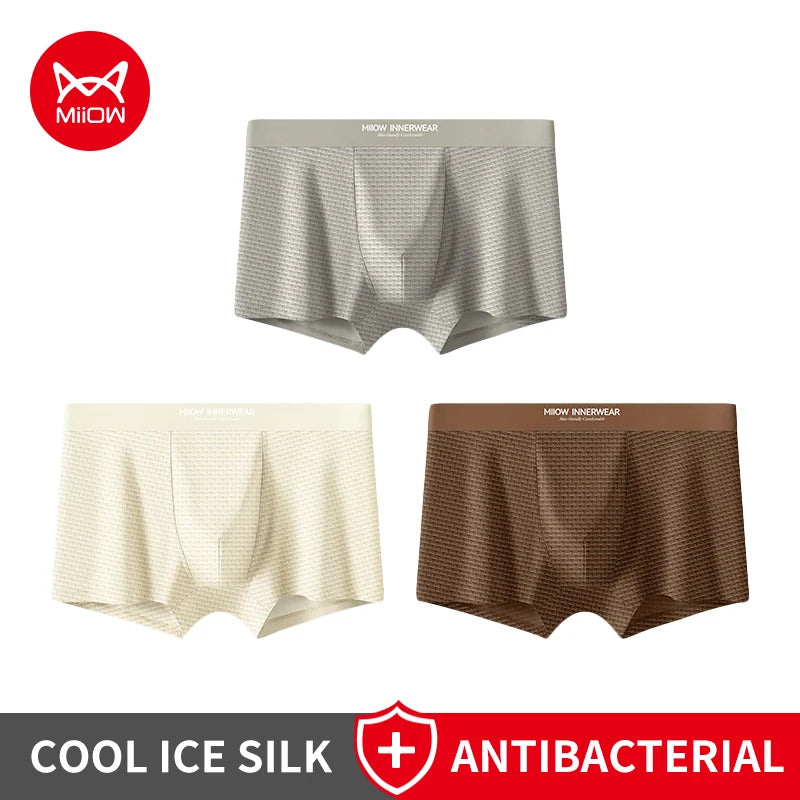 Lot de 3 Boxers en Jacquard Antibactériens