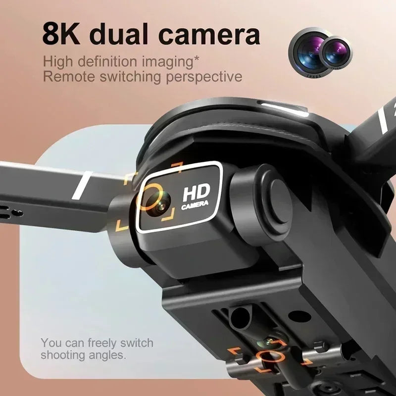 Drone Aérien 8K avec Double Caméra et Stabilisation