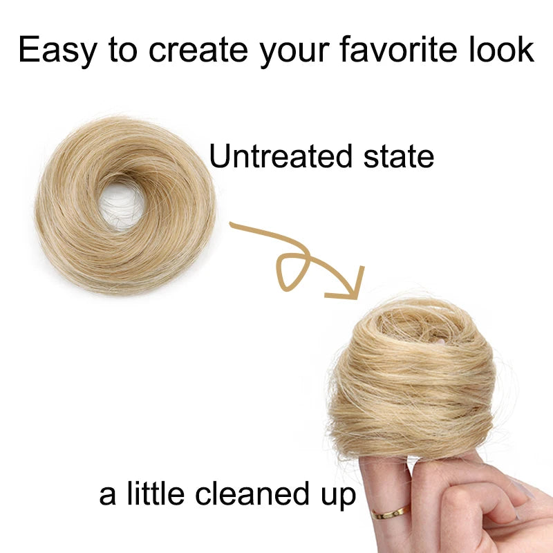 Chouchou Effet Faux Chignon Élégant