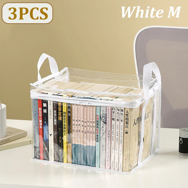 3x Sacs de rangement pour Livres, Jouets, CD, DVD...