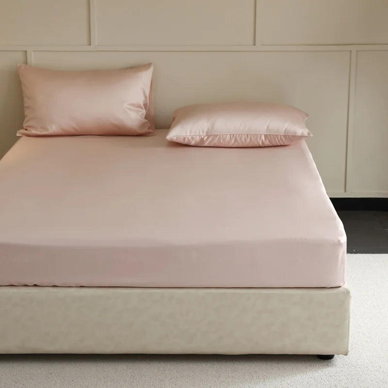 Drap Housse Luxueuse en Soie de Mûrier - 14 Tailles