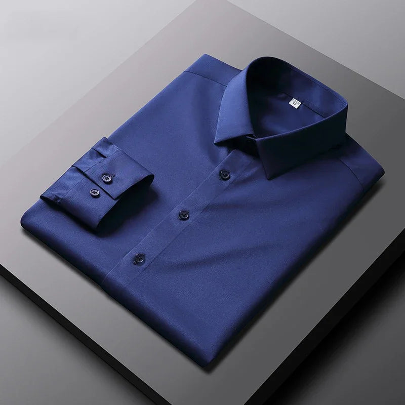 Chemise Habillée Homme – Tissu Anti-Froissement