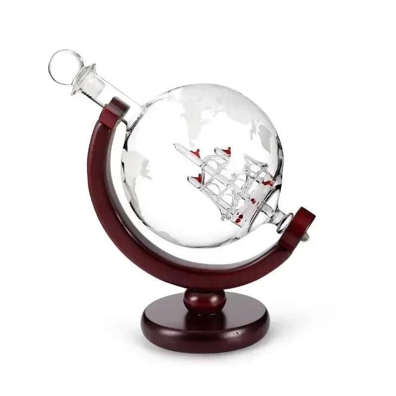 Carafe Whisky Globe + 2 Verres OFFERTS - Idée Cadeau