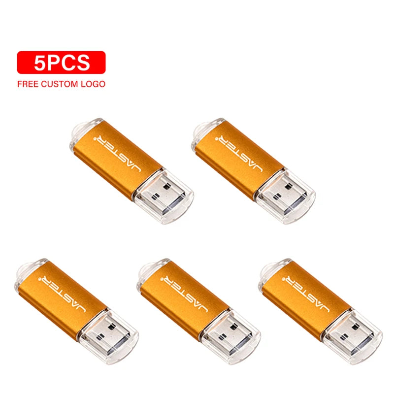 Lot de 5 Clés USB 2.0 Haute Vitesse - 4 à 128GO