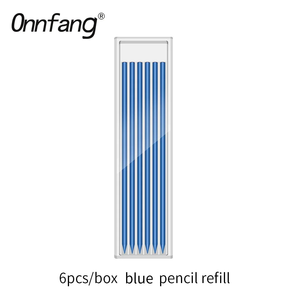 Crayon de Charpentier 2.8mm avec Taille-Crayon Intégré + Recharges Mines OFFERTES