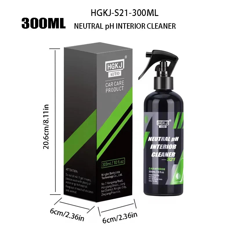 Spray Nettoyant Voiture Multi-Surfaces Sans Rinçage