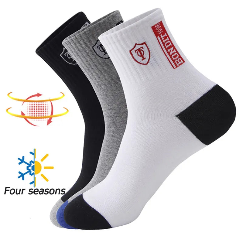 5 Paires de chaussettes de sport 4 saisons pour Hommes