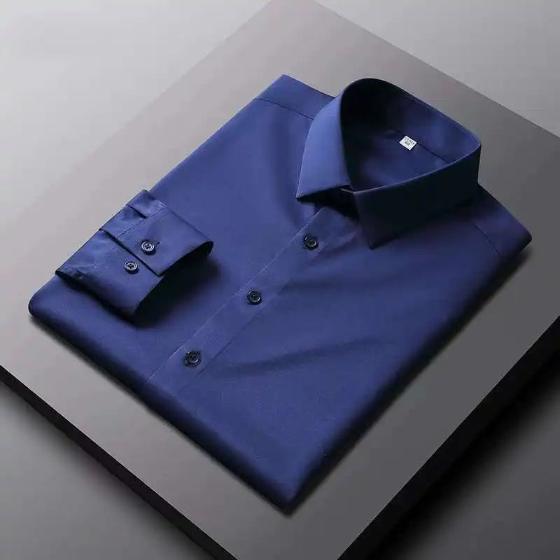Chemise Habillée Homme – Tissu Anti-Froissement
