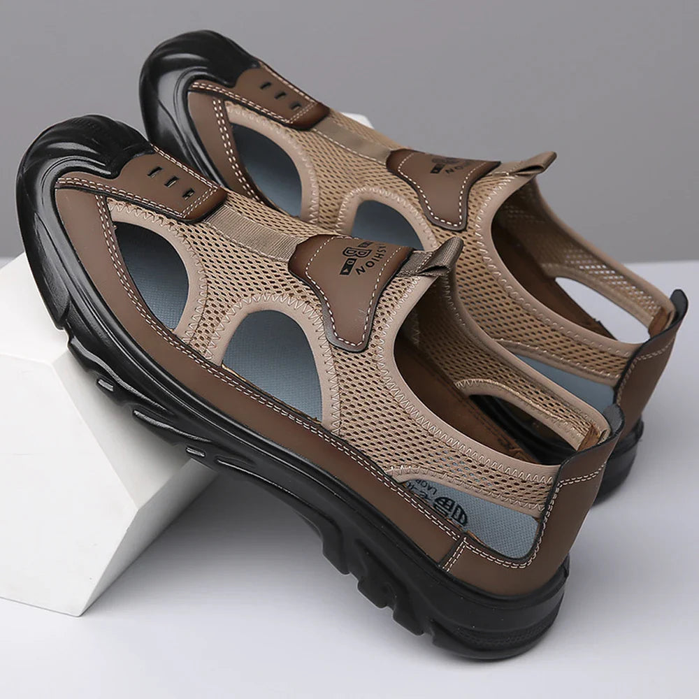 Sandales d'Été en Maille Respirante & Antidérapantes - Homme