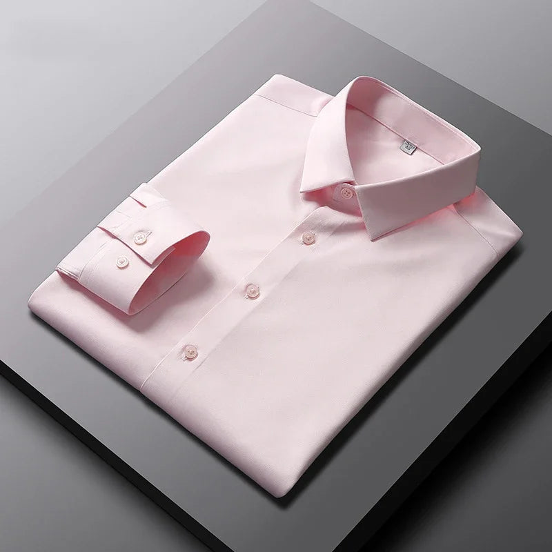 Chemise Habillée Homme – Tissu Anti-Froissement