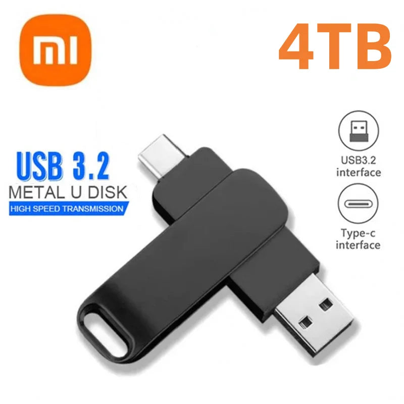 Clé USB 3.2 Jusqu'à 16TB + Adaptateur Type-C OFFERT