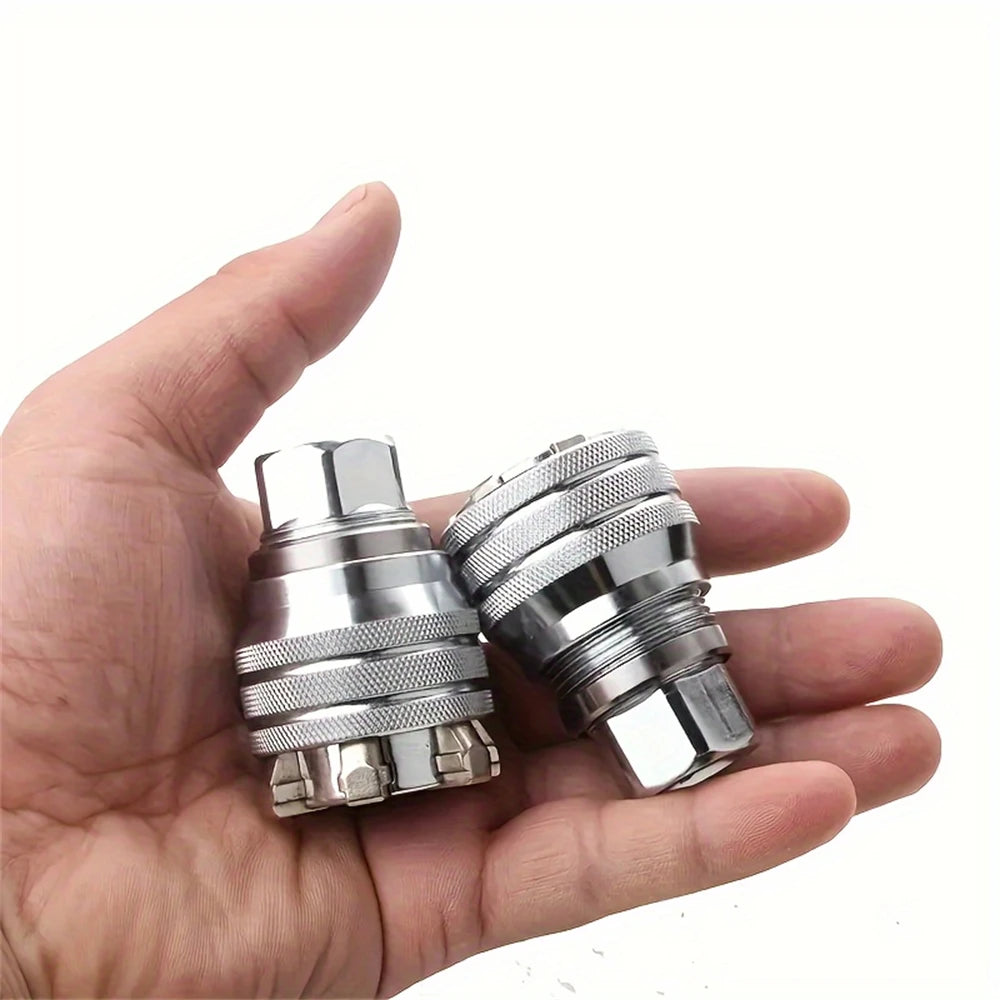 Clé à Douille Universelle Réglable 10–19 mm – Cliquet Multifonction avec Tige – Kit 2 Pièces