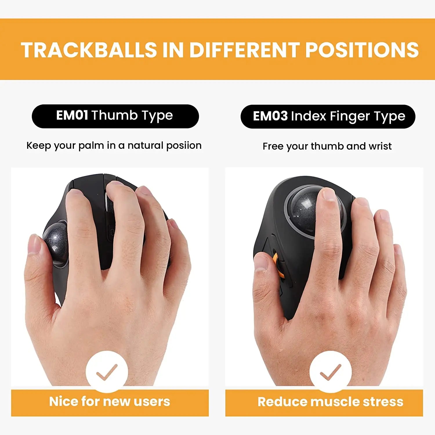 Souris Sans Fil à TrackBall index