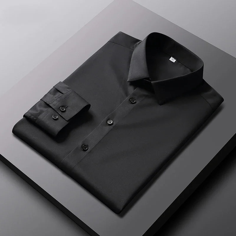 Chemise Habillée Homme – Tissu Anti-Froissement