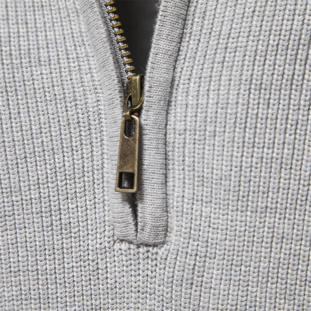 Pull Zippé Automne-Hiver - Élégance Moderne